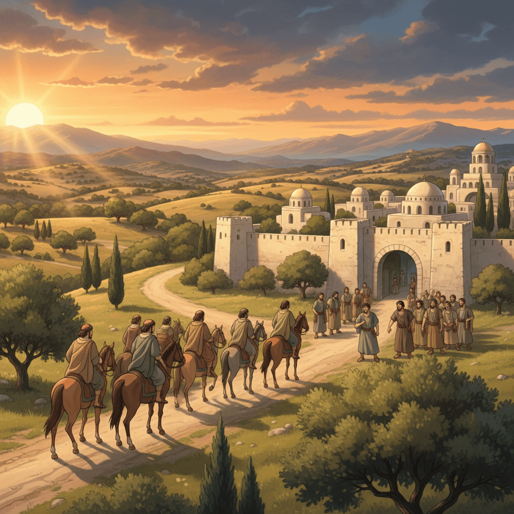 David's messengers, sent to comfort King Hanun, are humiliated by having their beards shaved off.
